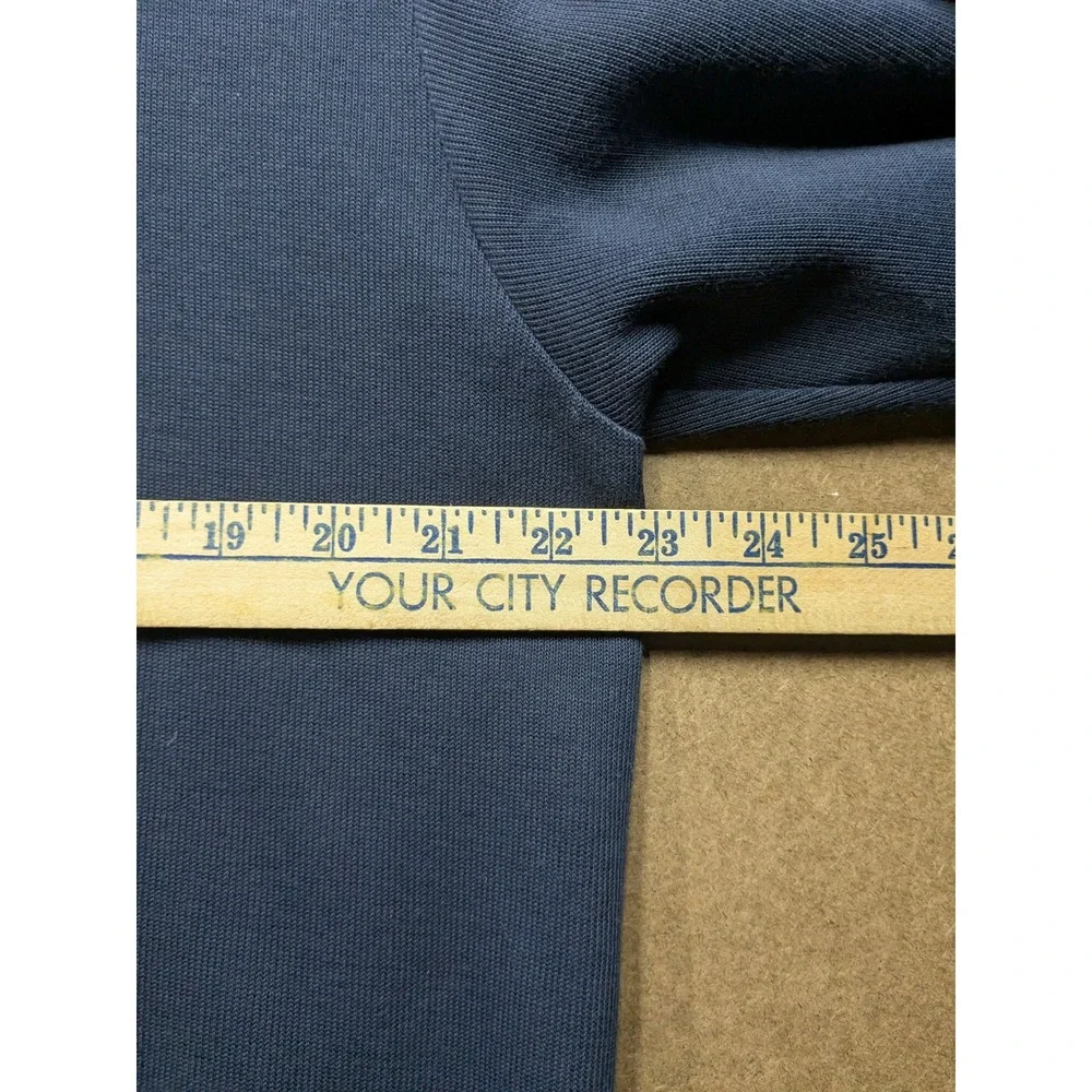 Cutter & Buck Mens V-Neck Sweatshirt Large Navy Blue Phoenix Logo Pullover